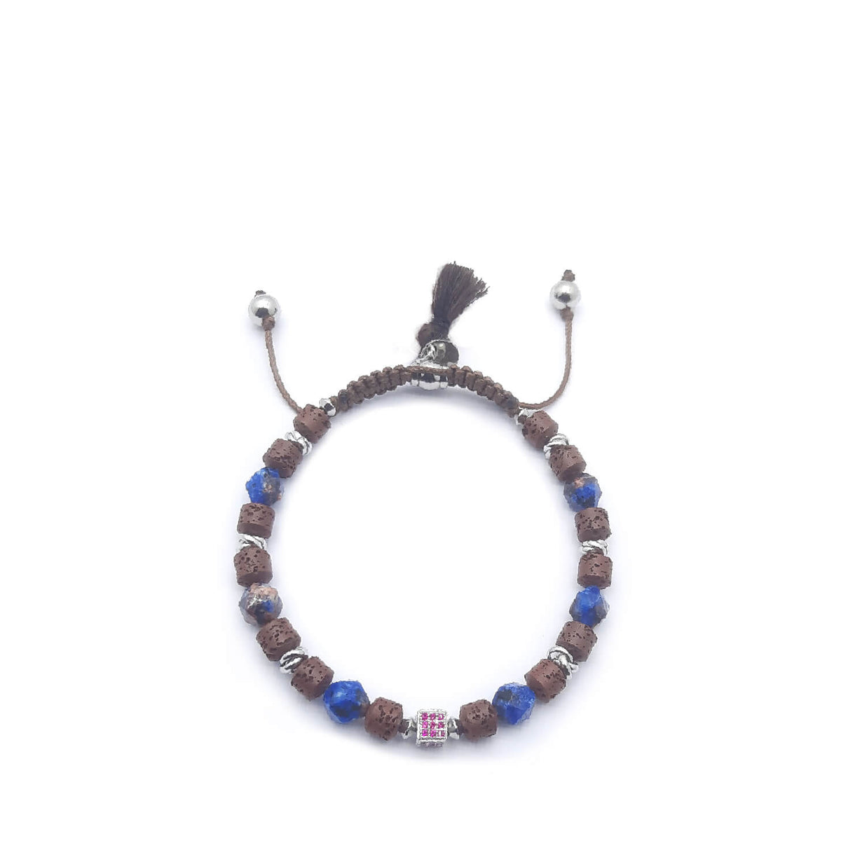 Keval Bracciale Pietra Argento 925%