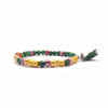 Lung-Ta Bracciale Ceramica Heischi e Malachite