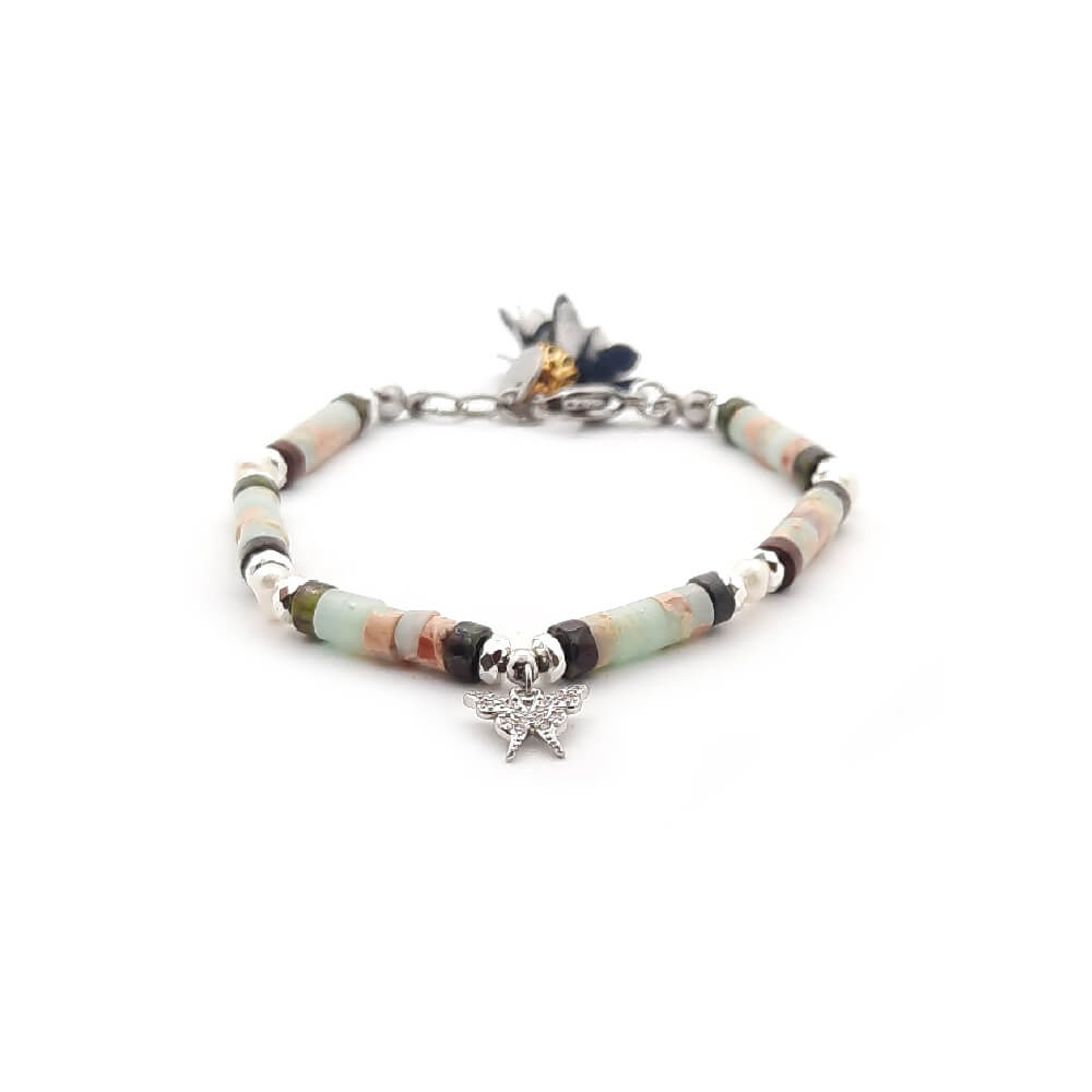 Dàimào Bracciale Larimar Diaspro