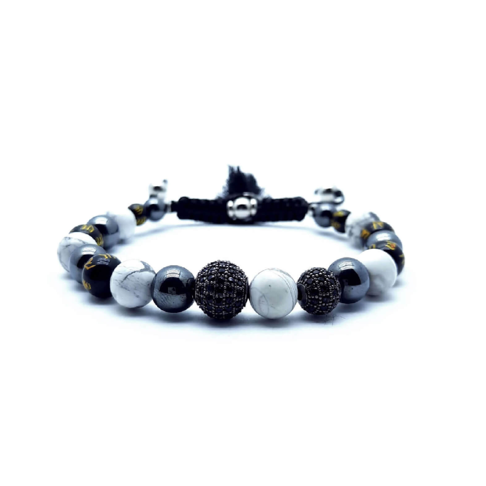 Oṃ Bracciale ematite aulite