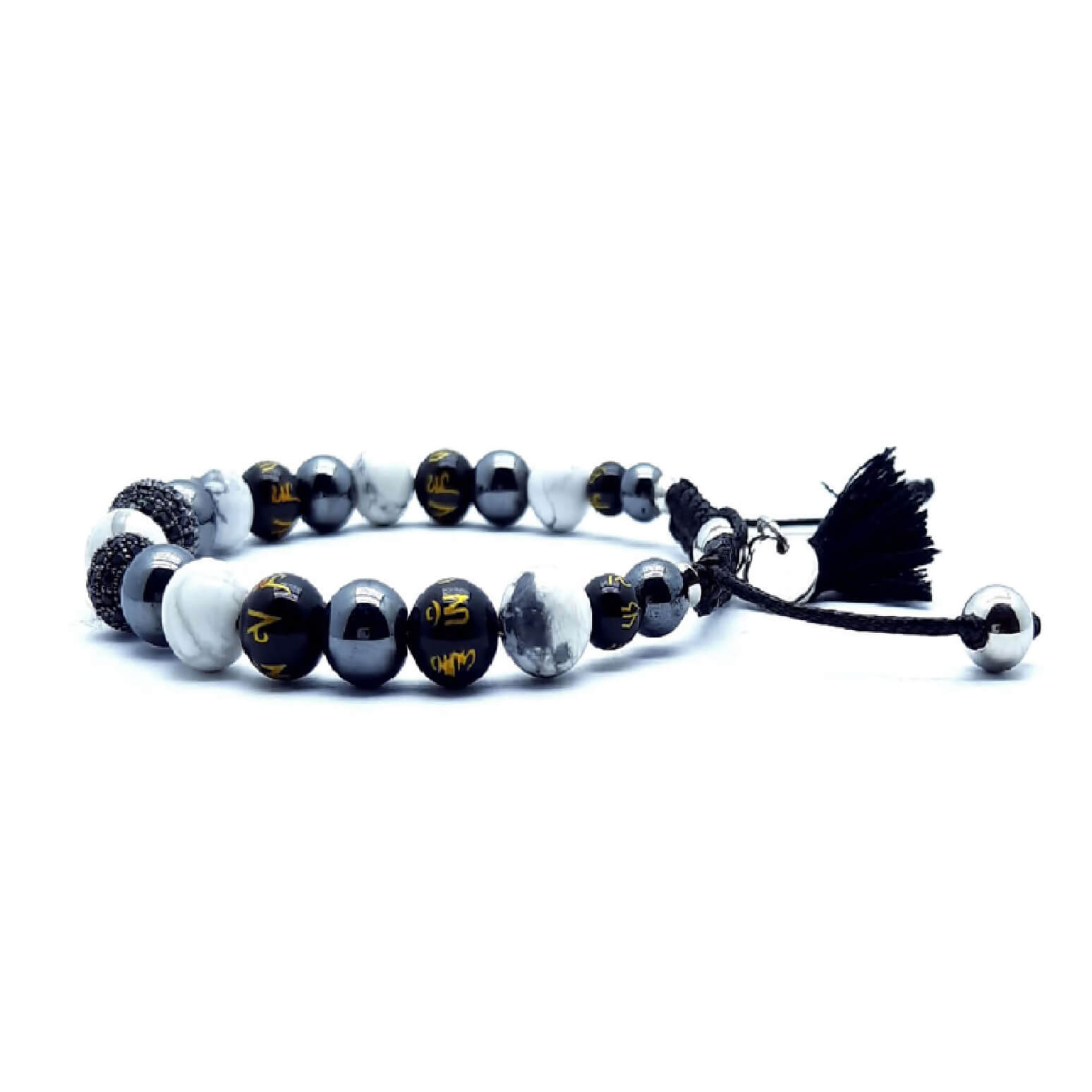 Oṃ Bracciale ematite aulite