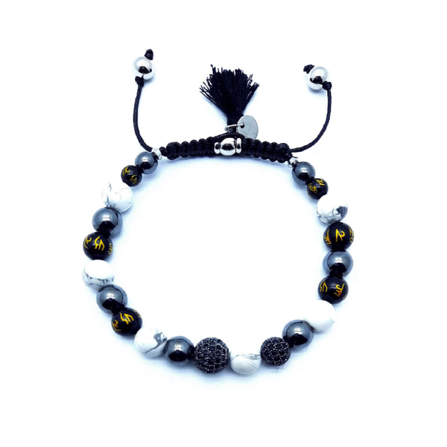 Oṃ Bracciale ematite aulite