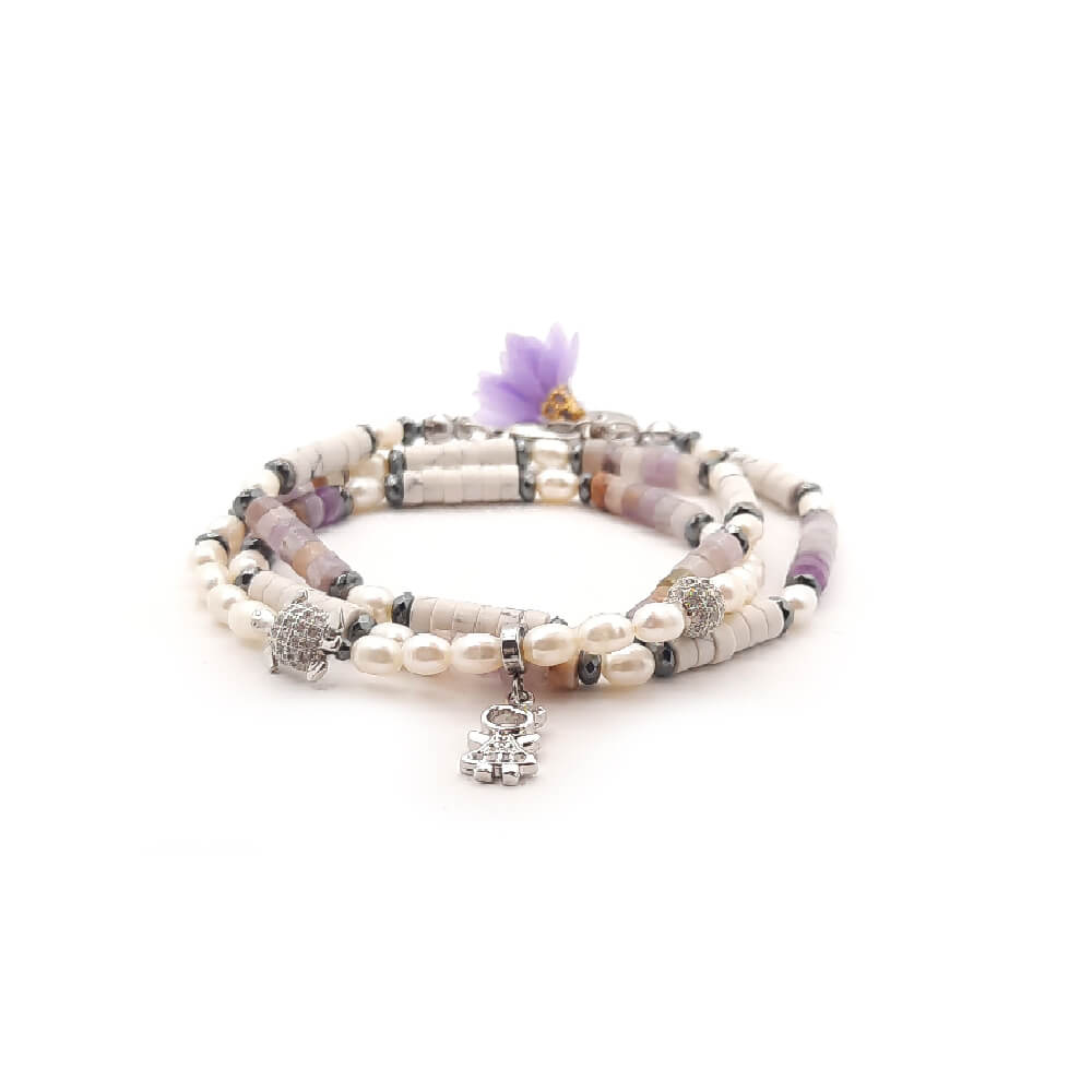 Dàimào Bracciale Ametista Aulite