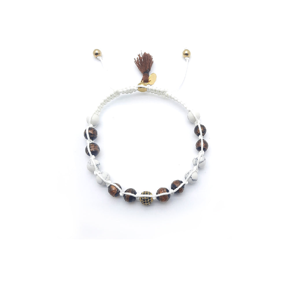 Lung-Ta Bracciale Argento 925% Vetro sommerso Murano