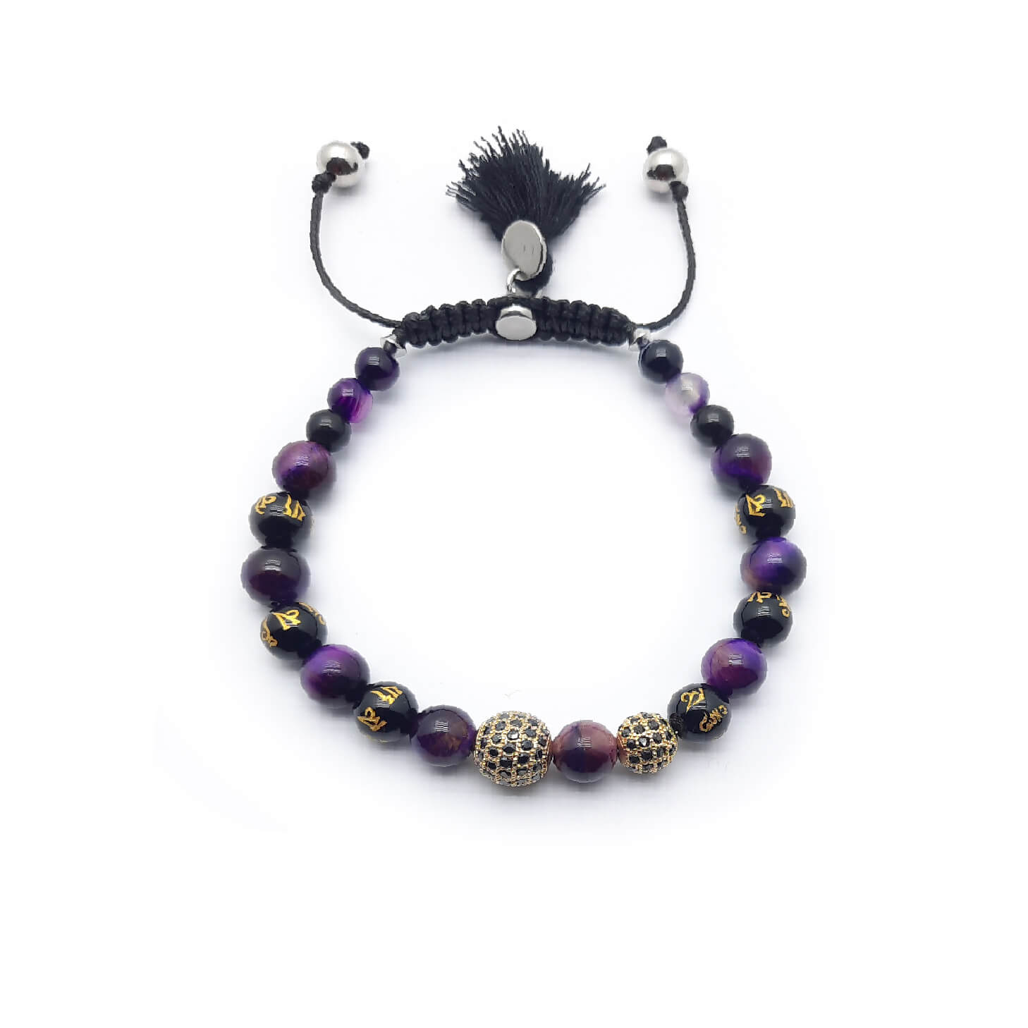 Om Bracciale  Ametista